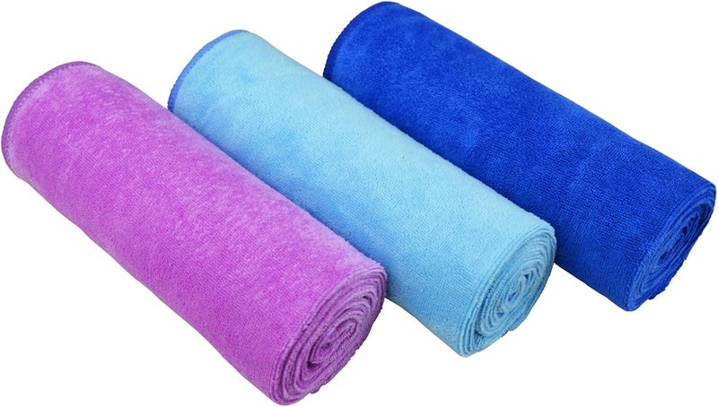 MAYOUTH 16" x 32"Gym Towels for Men & Women Microfiber Sports Towel Set Fast Drying & Absorbent Workout Sweat Towels for Fitness,Yoga, Golf,Camping 3-Pack Gift - Image 1